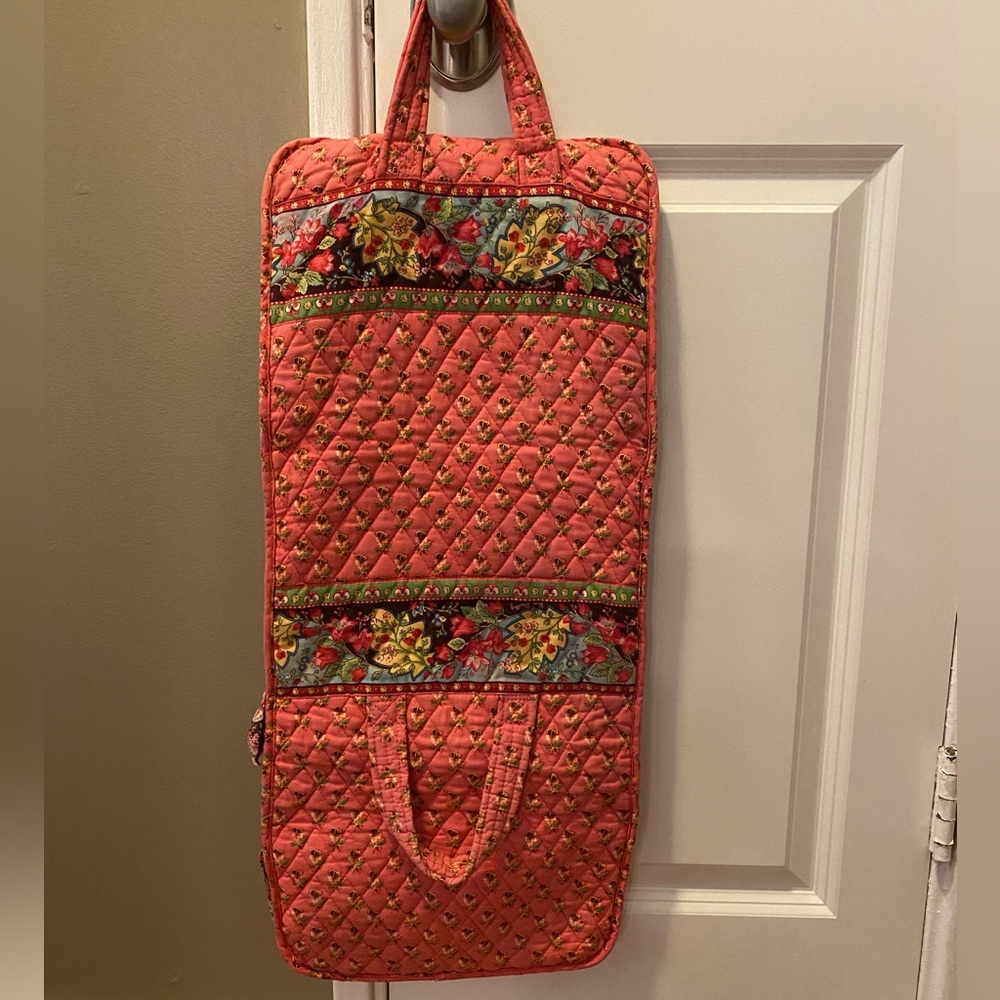 Pink Pansy Vera Bradley Hanging Toiletries Bag